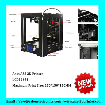 Anet 3d printer 3d print making models diy 3d printer kit prusa i3 filament